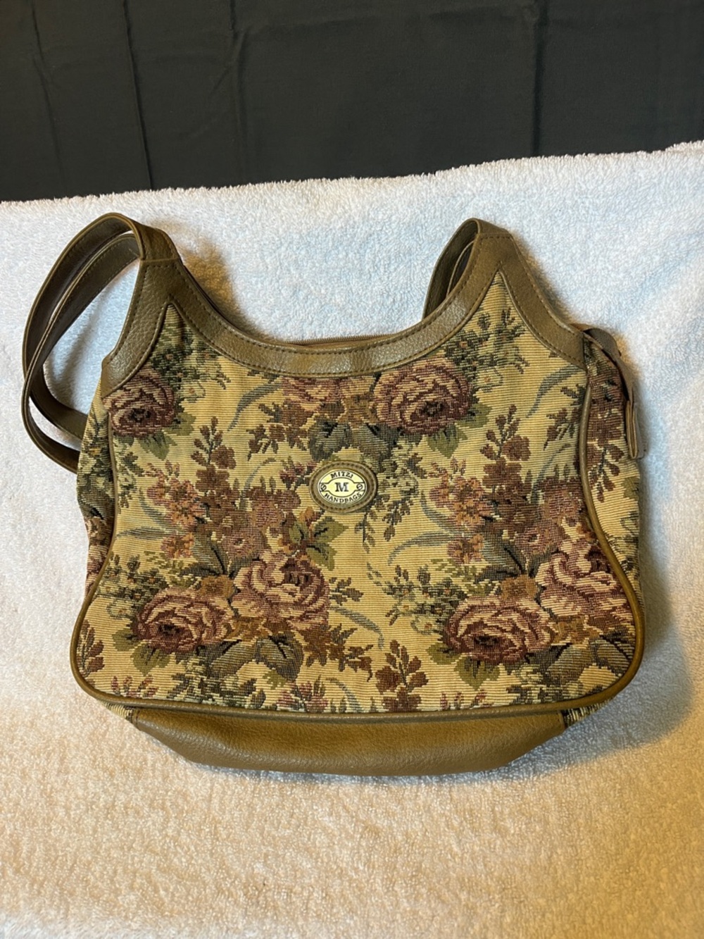 Mitzi Handbags Floral Tapestry Shoulder Bag